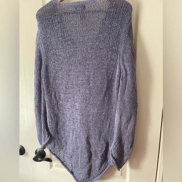 Pur Lavender Button-Up Sweater - Picture 3 of 3